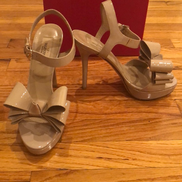 Valentino nude bow heels size 37 - Picture 5 of 8